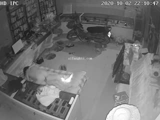 黑客破解攝像頭偷拍❤️各種商鋪，工地。辦公室偷情人，夫妻啪啪孩子突然出現(4)