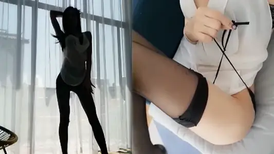 在窗口浪漫的豔舞勾引你來操她