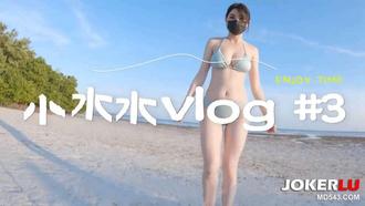 私人海灘大膽露出做愛 小水水 大象傳媒