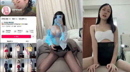 抖音女神【保護好溪溪】露臉私拍視頻曝光，百萬粉絲看傻眼騷浪姿勢全套表演