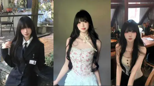 抖音高顏值美少女【戀愛絕緣體】身材高挑的甜美女神，逆天長腿細腰翹臀內衣私拍視頻流出