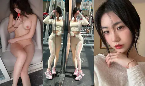 剛踏入社會的極品反差健身學生妹，口交自慰勾引金主粉嫩小穴誘人至極