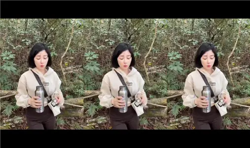 戶外爬山被男子強迫做羞恥的事情_爆乳妹穿著瑜伽褲爬山被強制猥褻得逞