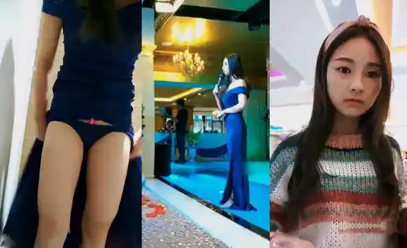 主持專業大三學生妹【桑桑】兼職帶著跳蛋主持婚禮直播，金主遠程操作跳蛋邊主持邊高潮震撼全場