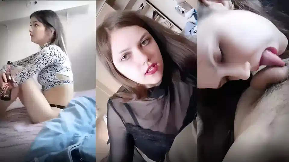 【為國爭光】歐美大洋馬全程露臉看他們口交都很帶勁！！一起舔雞巴輪流爆草大屁股揉捏奶子