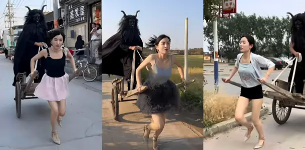 武陟網紅大江老婆【小慧】連體漁網襪視頻洩露，疑似夫妻自導自演不愧是拿媳婦打窩第一人