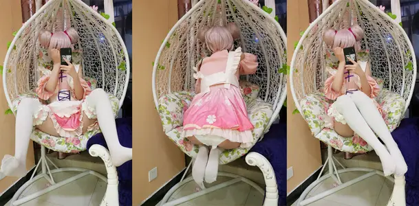 極品嫩妹福利姬【沈嬌嬌】cos粉色星元自慰視頻流出，白虎騷逼粉嫩無比性感翹臀格外誘惑