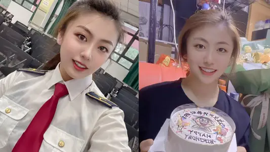 濱海新區美女公務員，長的很有福氣面相笑起來真是個美女一枚，沒想到私下竟是這樣的一個反差婊！