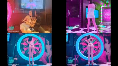 前凸後翹巨乳長腿夜店公主被王董點臺，包廂玩骰子輸了遭瘋狂爆操，浪叫呻吟混合淫語不斷超刺激！