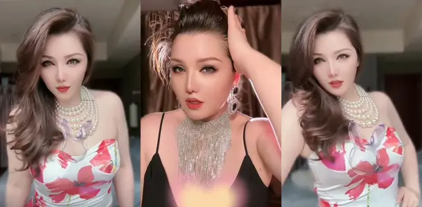 抖音網紅【廣州卡戴珊】約炮視頻洩密，巨乳肥臀眼神騷浪舔逼抽插淫蕩無比