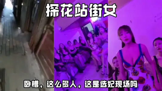 探花站街女 臥槽，這么多人，這是選妃現場嗎
