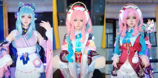 抖音二次元網紅【兔晴晴】定製私拍火爆流出，超美蘿莉大跳淫賤騷舞，火辣身姿引爆禁忌慾望