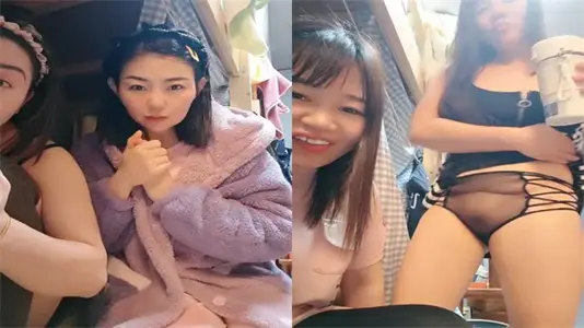 學生宿舍雙人主播の深夜誘惑 清純閨蜜溼身play在線賺生活費