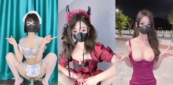 極品裸舞福利姬【一口白桃七】最新福利合集，玩假屌上演自慰裸舞花式玩穴狂插噴水