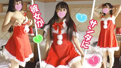 FC2PPV-1217741 （モザイク有り）【元読モ】るい（19歳）【サンタコス中出し编】★黒髪ロングの鬼カワ大学生のサンタコス♪可爱さの限界突破！黒目で见つめられるぺろペロフェラ☆パイパン突きまくり中出し【通常＆期间限定プレゼント付】