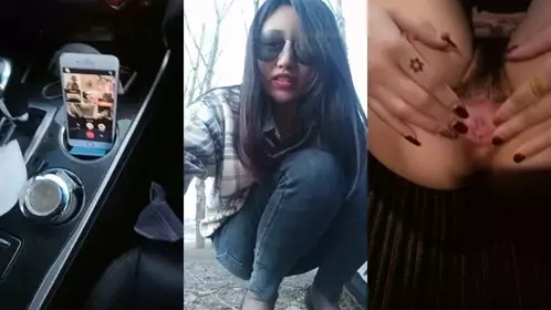 墨镜骚女【制服诱惑】和炮友驾车小树林车震，黑丝足...