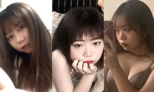 网调微坦小母狗，虽然不是处但是没被男人操过，小逼微微一模就流淫水实在太嫩了