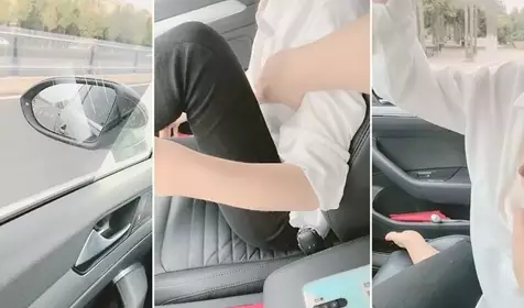 平台第一人气极品骚女【Avove】户外车震，窗外人来人往，车内无套狂插无毛嫩穴，劲爆刺激几千块钱门票到手