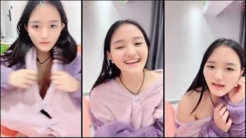 卡哇伊邻家小妹妹清纯甜美新人脱掉睡衣肉嘟嘟多毛超嫩小穴自摸拿出跳蛋震动爽的低低呻吟