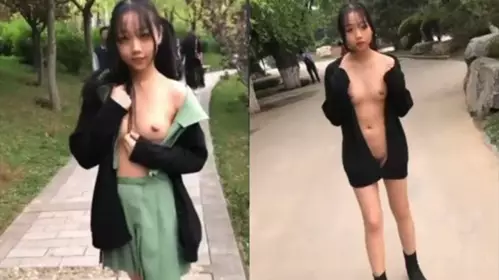 gc最近网络疯传红人浆果儿 人来人往公园露出口交